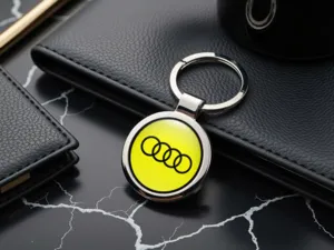 Audi Supporto Portachiavi Metallo Moderno Robusto